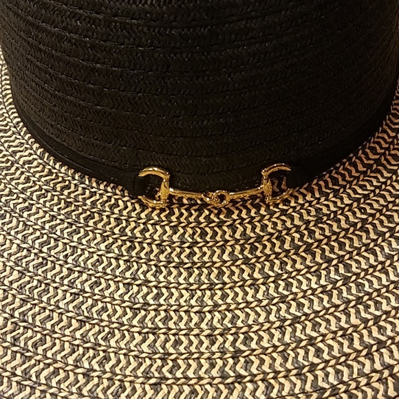 Black and Tan Floppy Hat - Picture 2 of 2